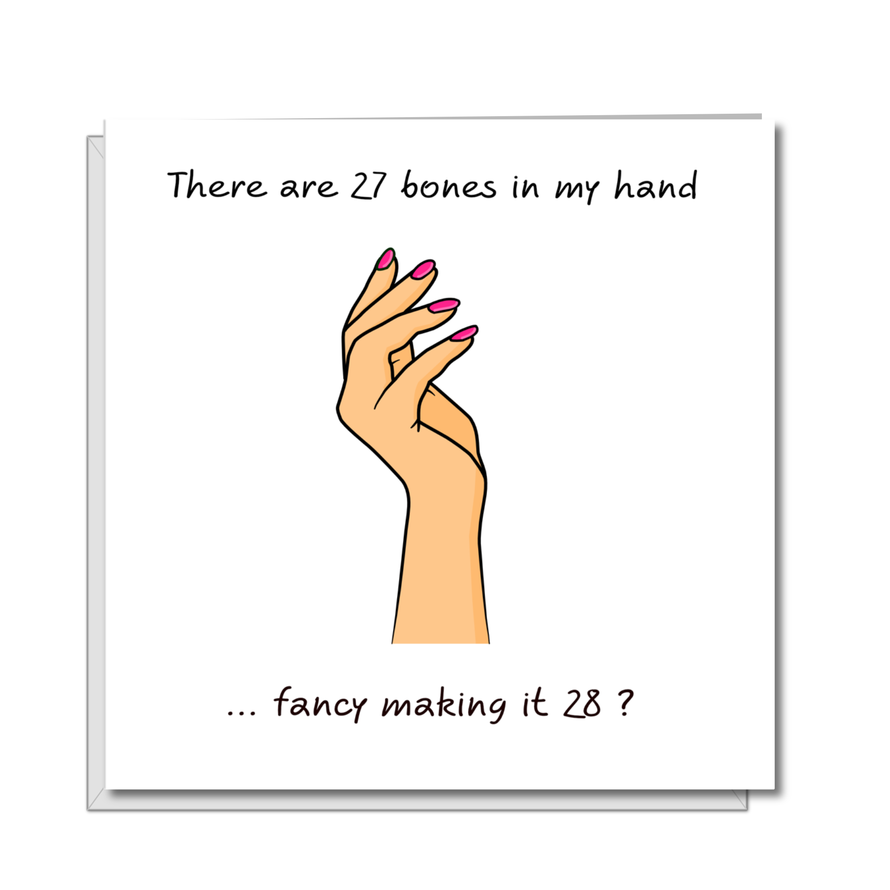 Naughty Anniversary, Birthday, Valentine's Day Card for boyfriend or husband. Funny cheeky card. Humorous adult rude risque love bone boner