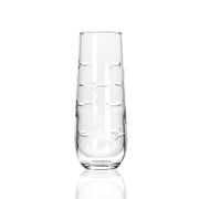 School of Fish 8.5oz Stemless Champagne Flute