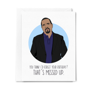 Law & Order: SVU Fin Tutuola That's Messed Up Birthday Card