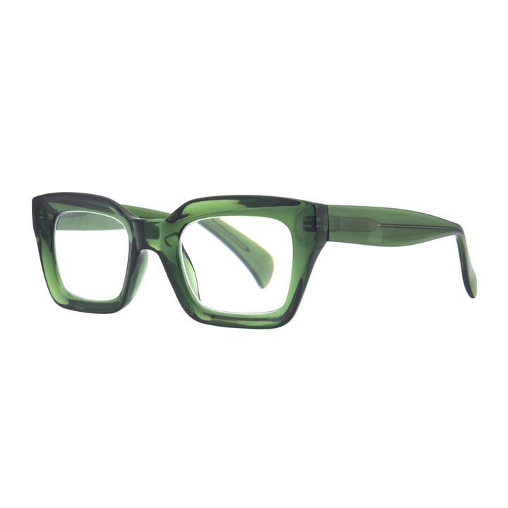 Sophie | Transparent Green | Blue Light: 1.25