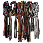 Cheerful Multicolor Fringe Scarf - Assorted Dozen