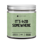 It's 420 Somewhere - Pot Head 9oz Candle
