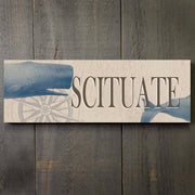 S3006 (S510) - Split Whale Sign With Brown Text