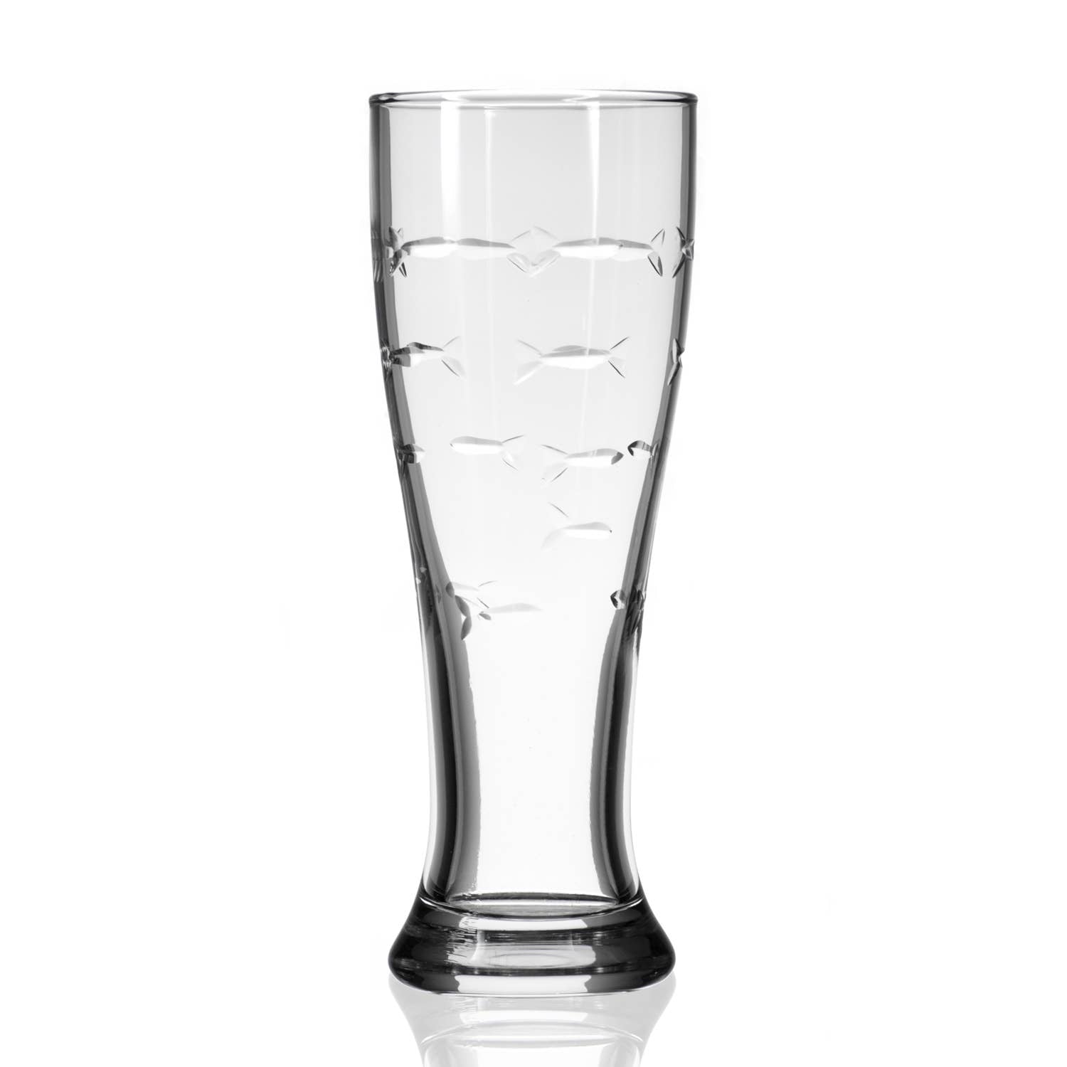 School of Fish Beer Pilsner Glass 16oz