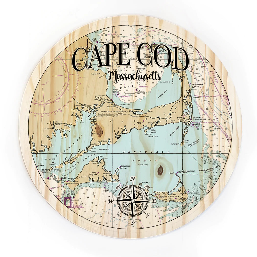 ROUND CIRLE MAP - CAPE COD