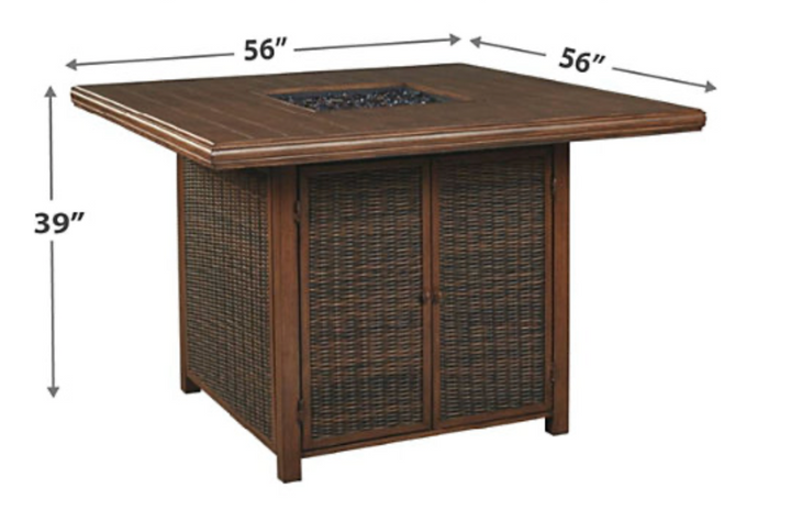 BAR FIRE PIT TABLE