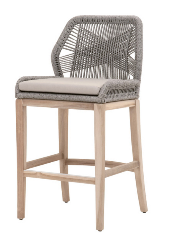 LOOM OUTDOOR BAR HEIGHT STOOL