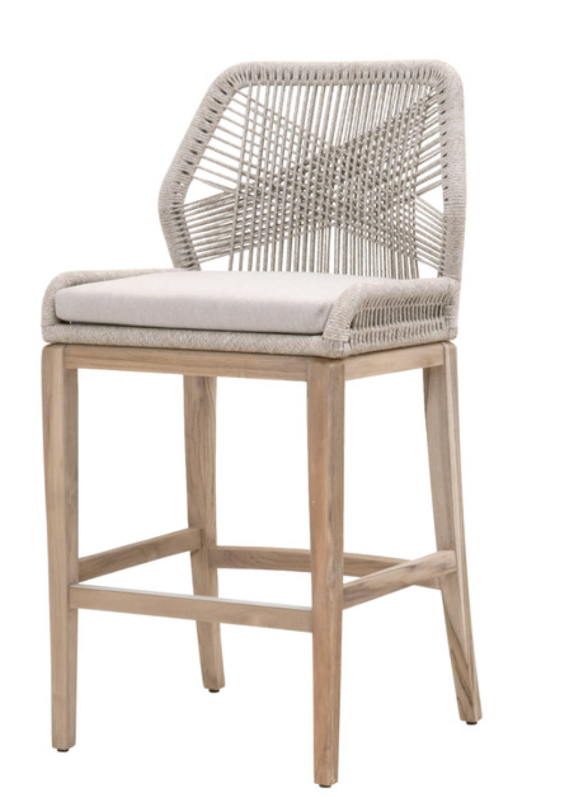 LOOM OUTDOOR BAR HEIGHT STOOL