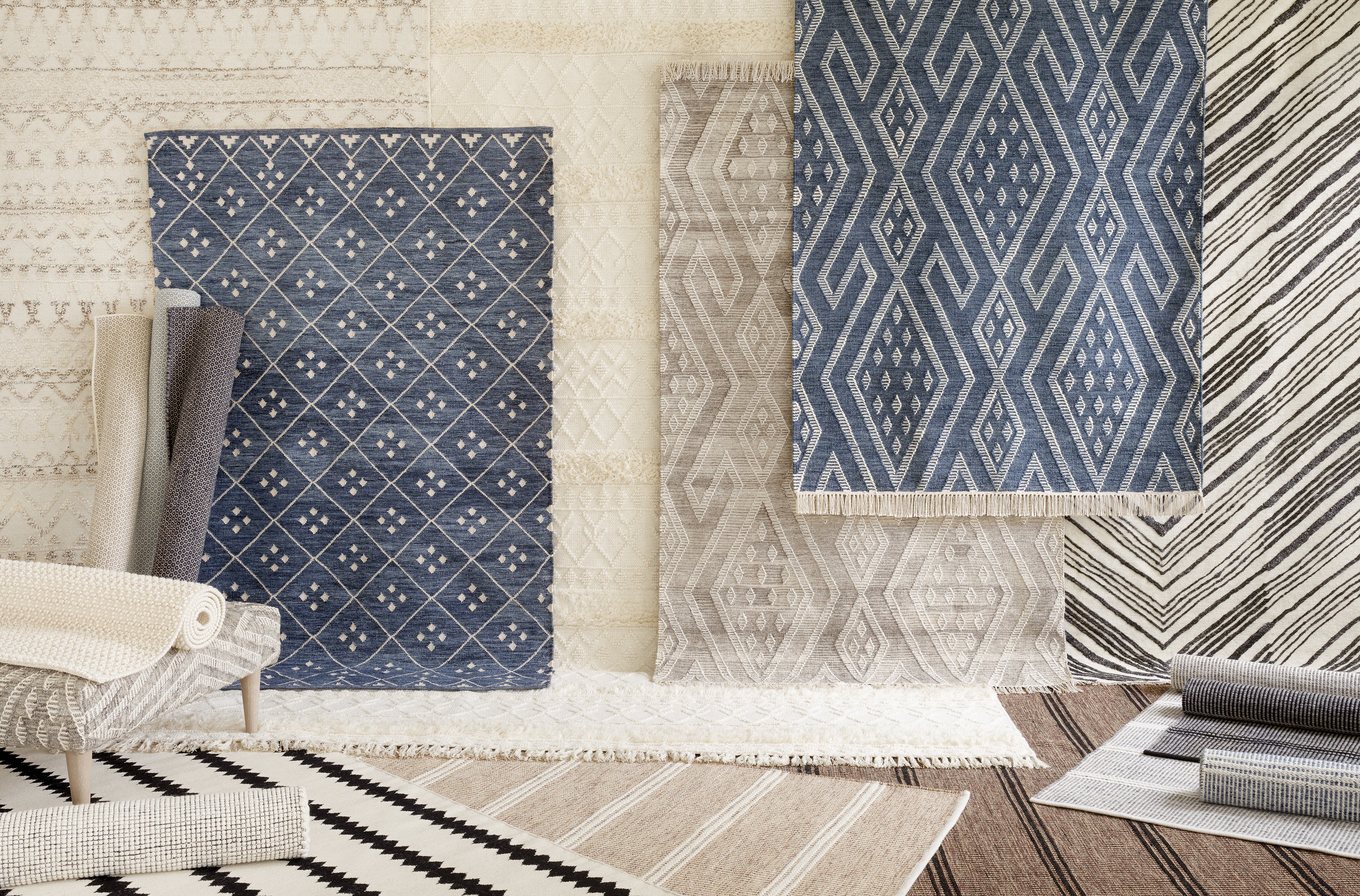DASH & ALBERT WOOL WOVEN RUG