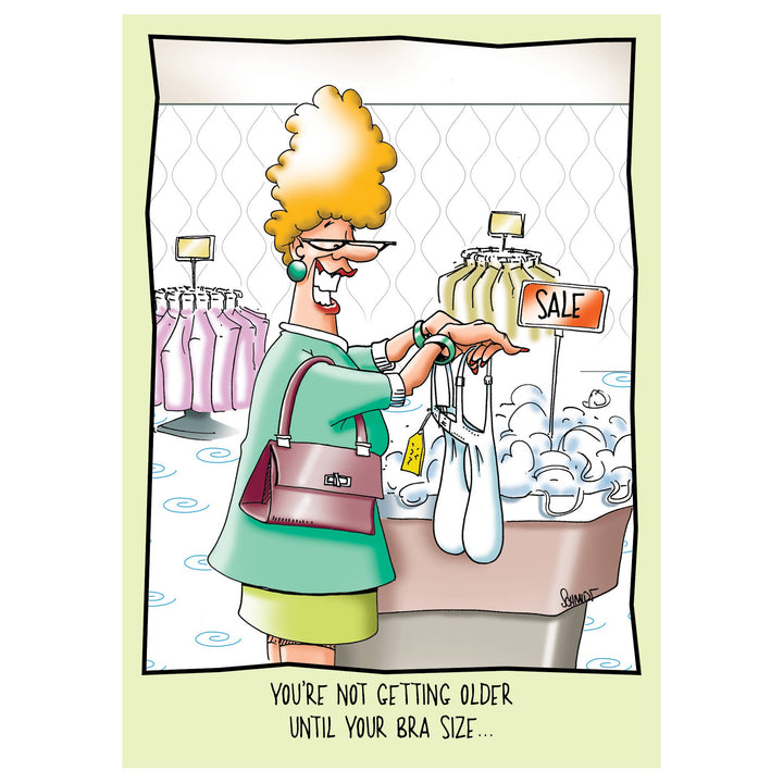 Long Bra | Humorous Birthday Card