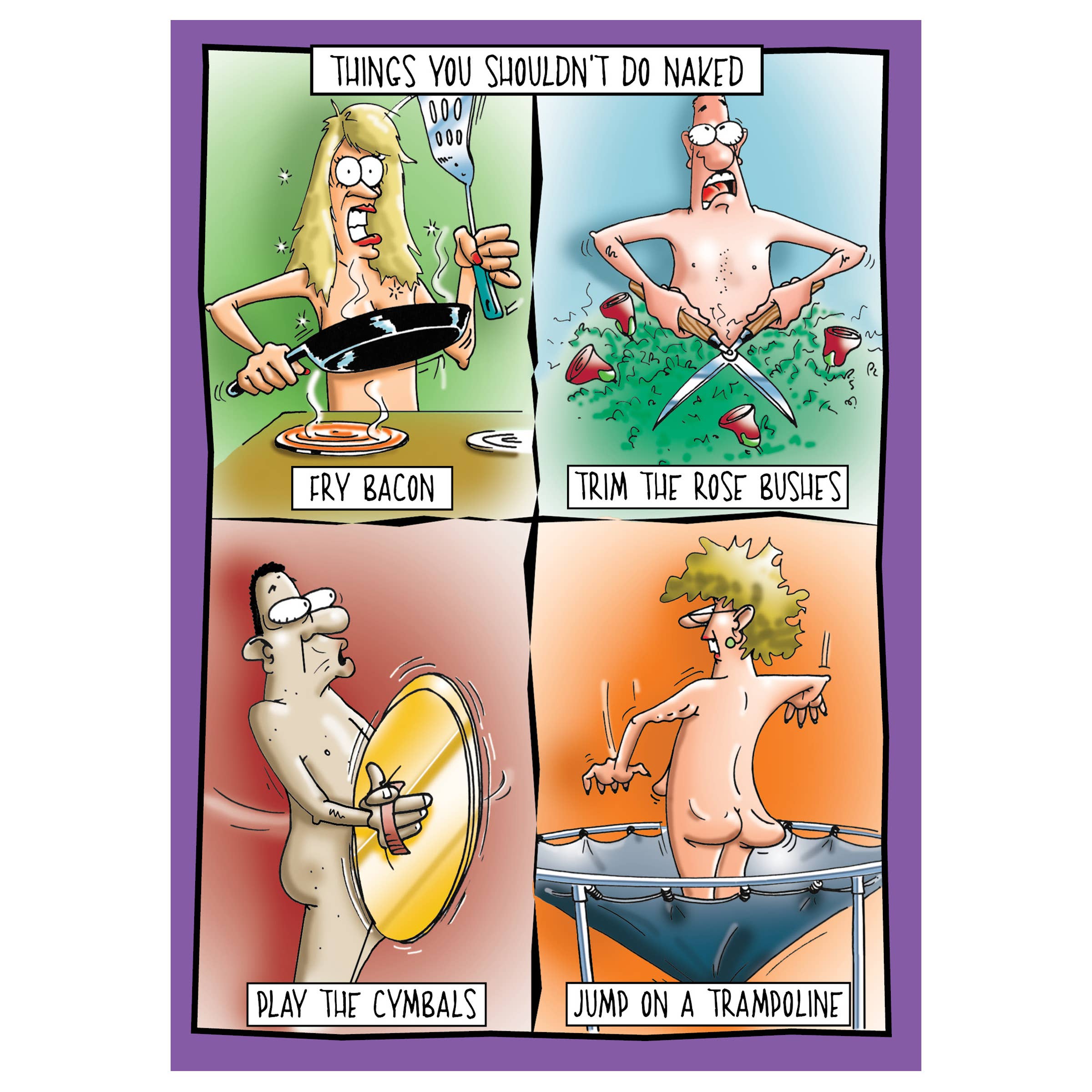 Things You Shouldn't Do Naked | Birthday Card