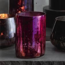 CALEIDO METALLIC VOTIVE HOLDER STRAIGHT