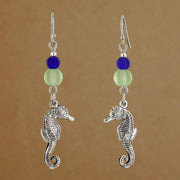 Sea Glass Seahorse Earring 1729-SP