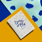 You and Me - Love + Anniversary card