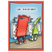 Vibrating Phone | Humorous Birthday Card