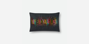 LIVE LAUGH LOVE - BLACK MULTI PILLOW