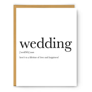 Wedding (Lifetime of Happiness) - Wedding & Anniversary Card
