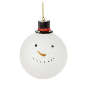 Snowman Head Ball Ornament-3"D