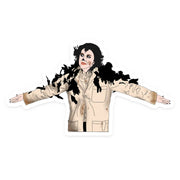 Schitt's Creek Moira Rose Crows, Sticker or Magnet