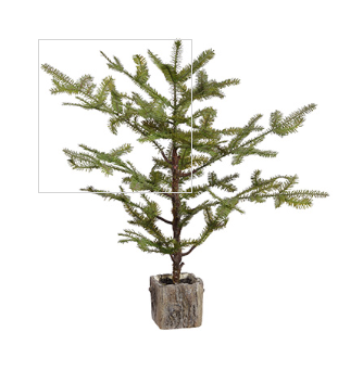 29” SPRUCE PINE TREE BRANCH