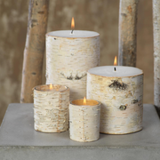 BIRCHWOOD FRAGRANCE FREE PILLAR CANDLE 4x6