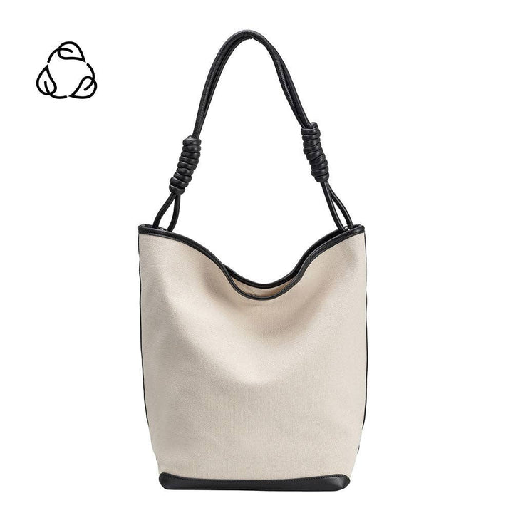 Adeline Canvas Black Large Tote Bag Pre-Order 3/15