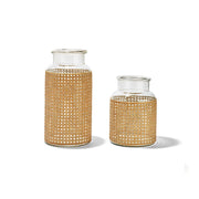 CANE WEBBING JAR