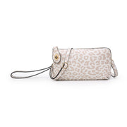 M1818CHE Kendall Cheetah Twist Lock Crossbody/Wristlet