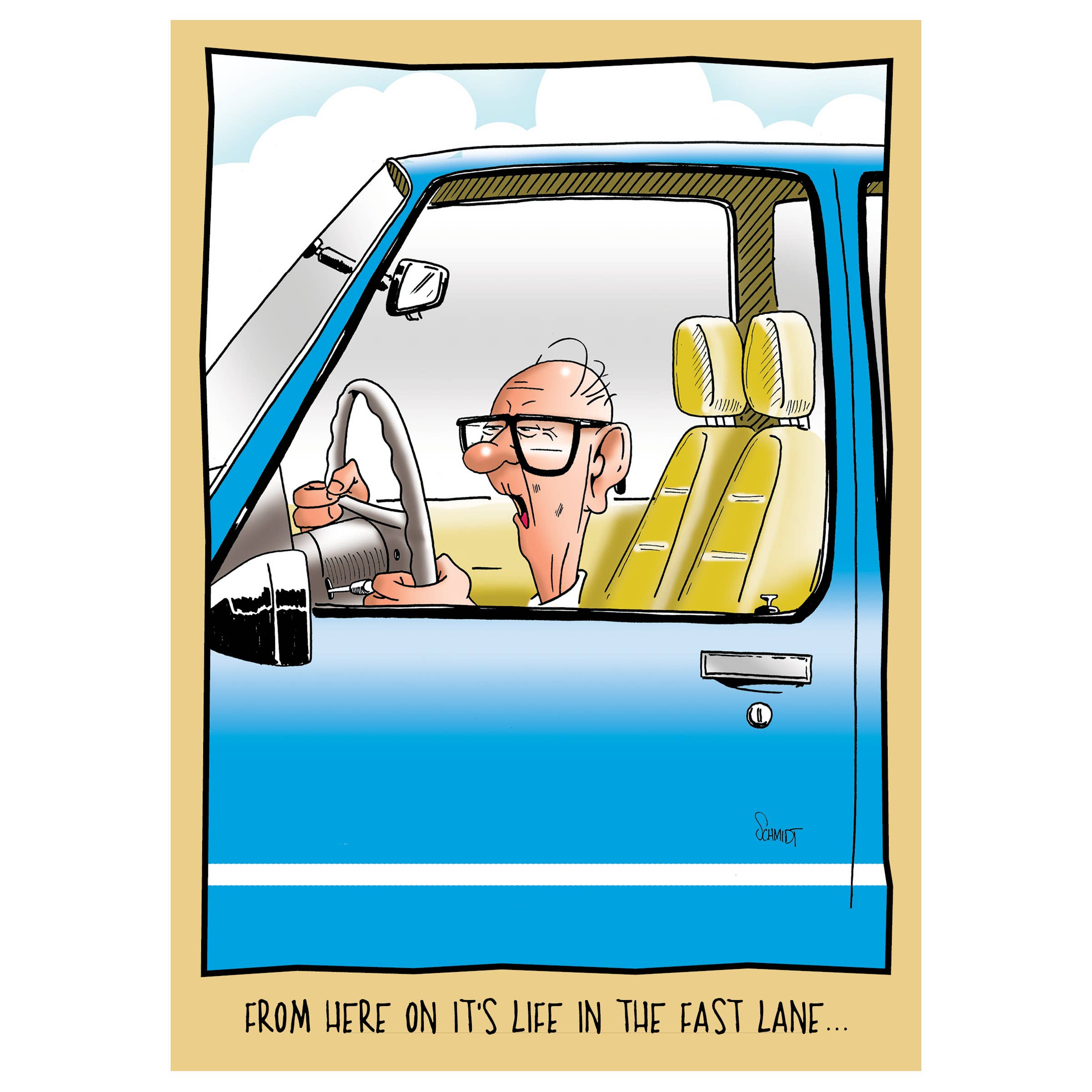Life in the Fast Lane | Funny Birthday Card