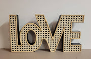 Love Sign - Rattan