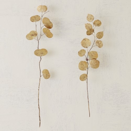 EUCALLYPTUS ANTIQUE BRASS SMALL