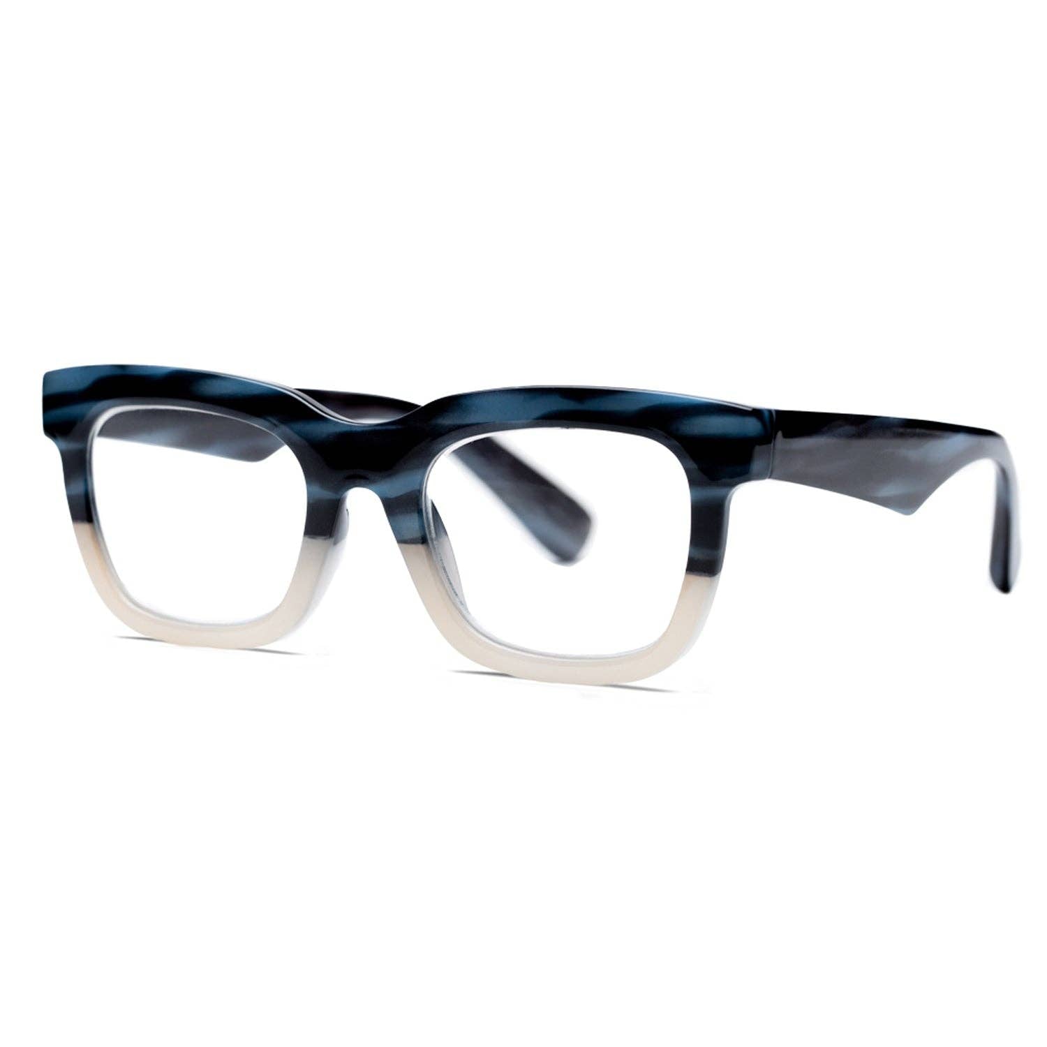 SKYLAR | Midnight Blue / Ivory | Blue Light Blocking: 1.50