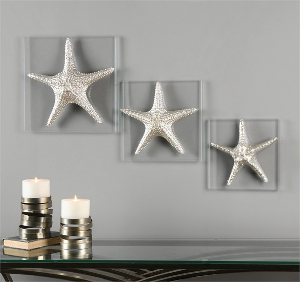 SILVER STARFISH LARGE