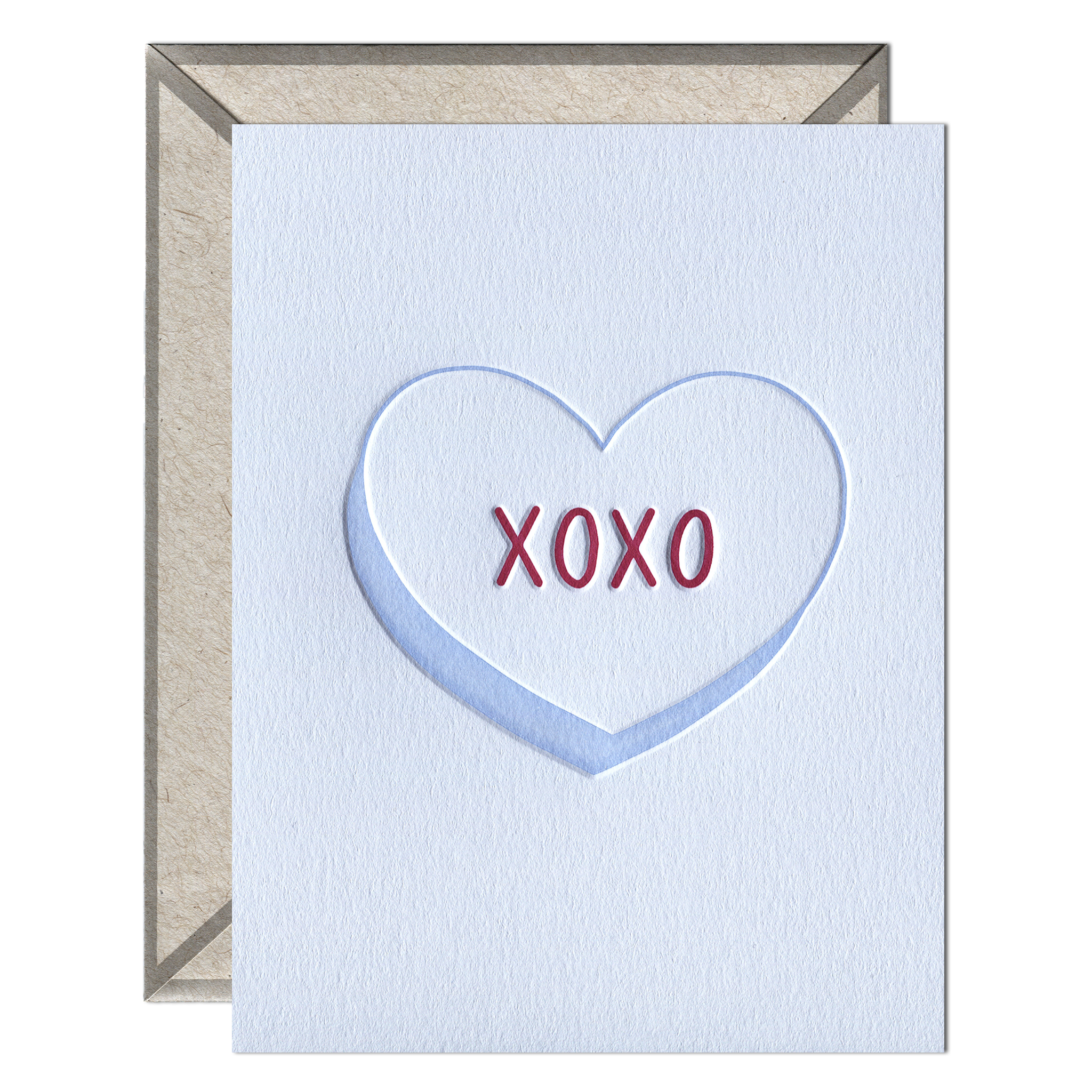 XOXO Heart - Valentine's Day card