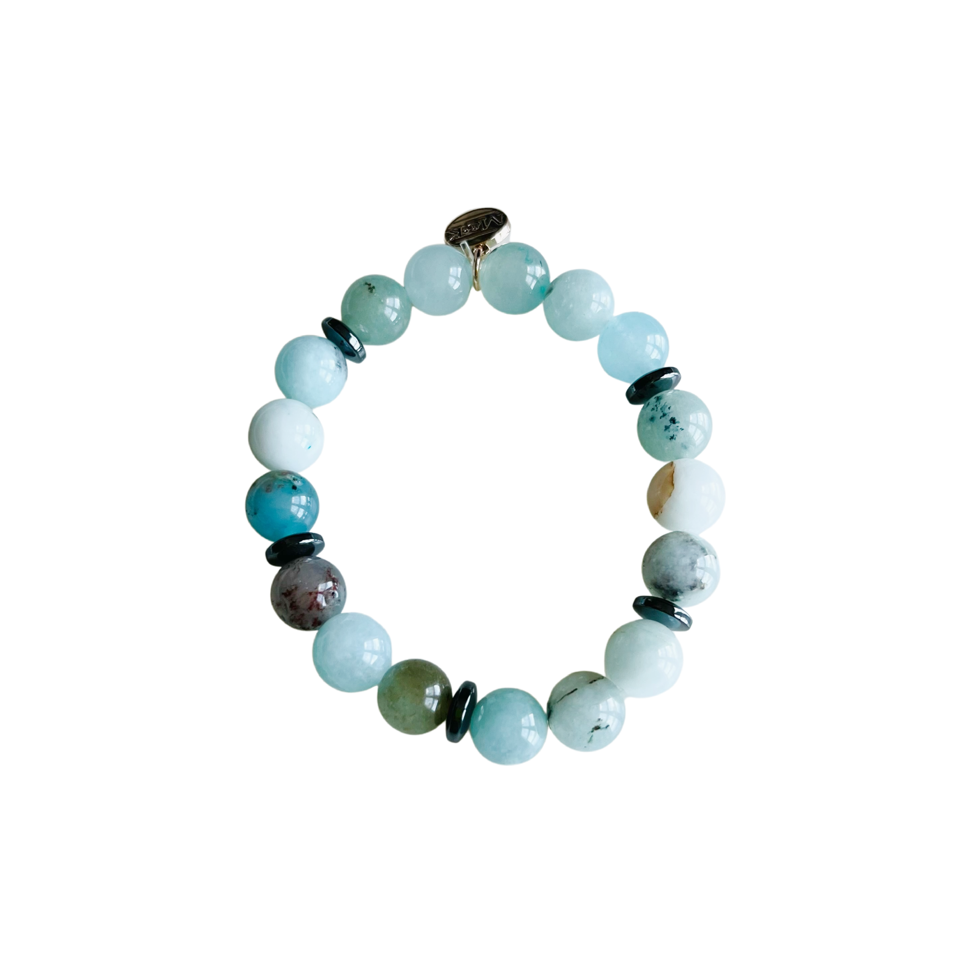 Blue Jade Stretch Bracelet