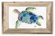 Sea Turtle Print: 4" X 6" With Frame