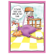 Falling Off Chair | Funny Birthday Card