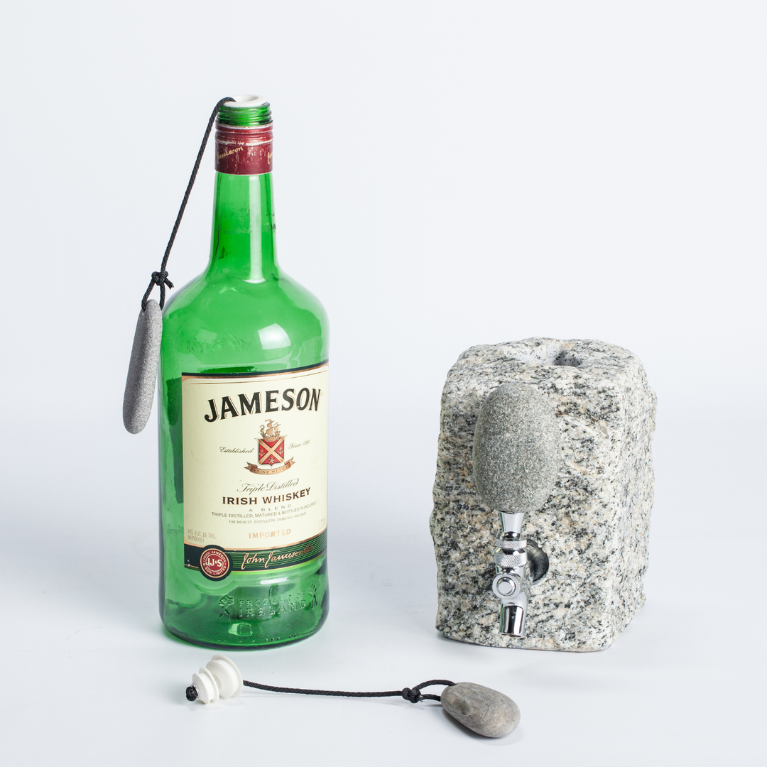 The "I Ain't Lifting That Rock!" Beach Stone Bottle Stopper
