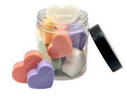 Valentine Candy Saying Heart Soaps in a Jar