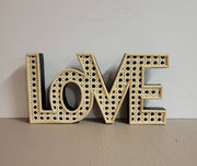 Love Sign - Rattan