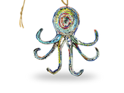 Octopus-Multi Recycled Paper Ornament