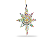 Recycled Paper Long Star Ornament
