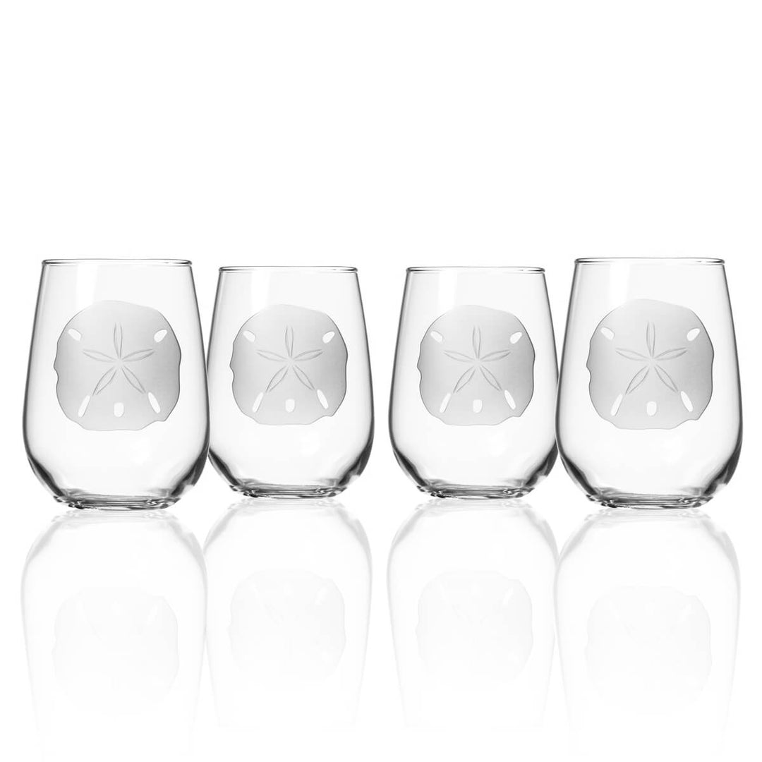 SAND DOLLAR STEMLESS WINE GLASS