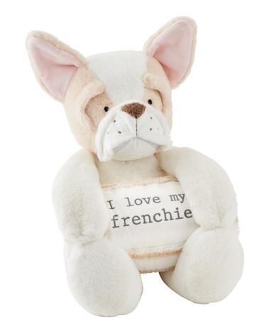 FRENCHIE PLUSH WITH BLANKET