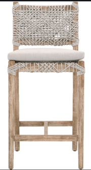 COSTA COUNTER STOOL-WHITE TAUPE/PUM/NAT GRY