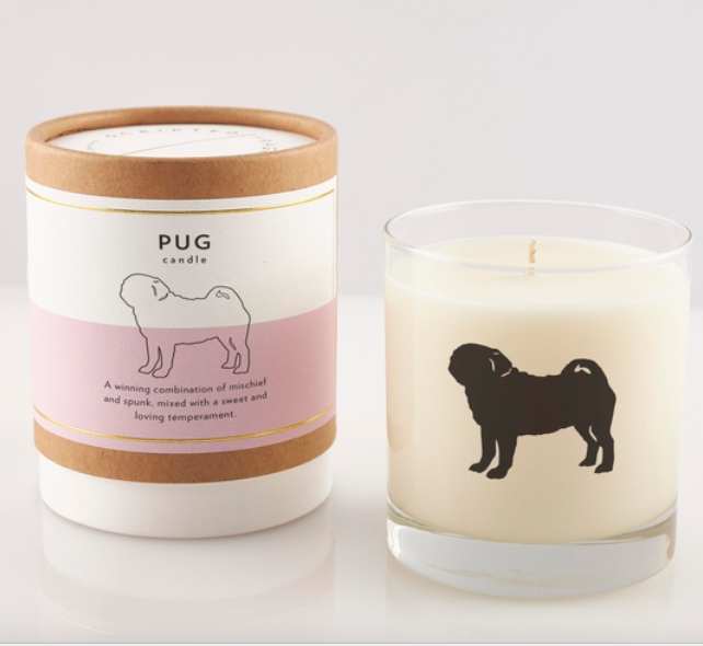PUG DOG BREED SOY CANDLE