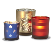 FROSTED CANDLE HOLDER -SM