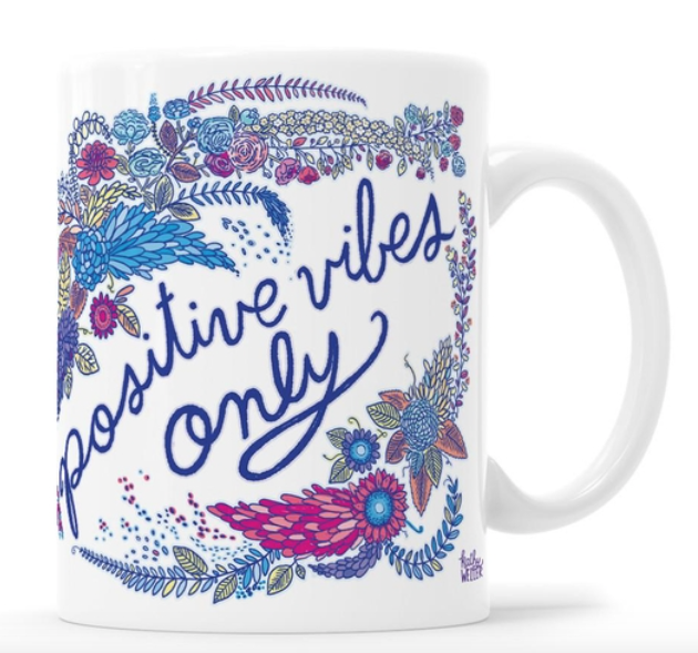 POSITIVE VIBES ONLY MUG