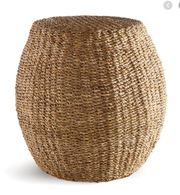 SEAGRASS HOURGLASS POUF