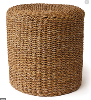 SEAGRASS ROUND POUF